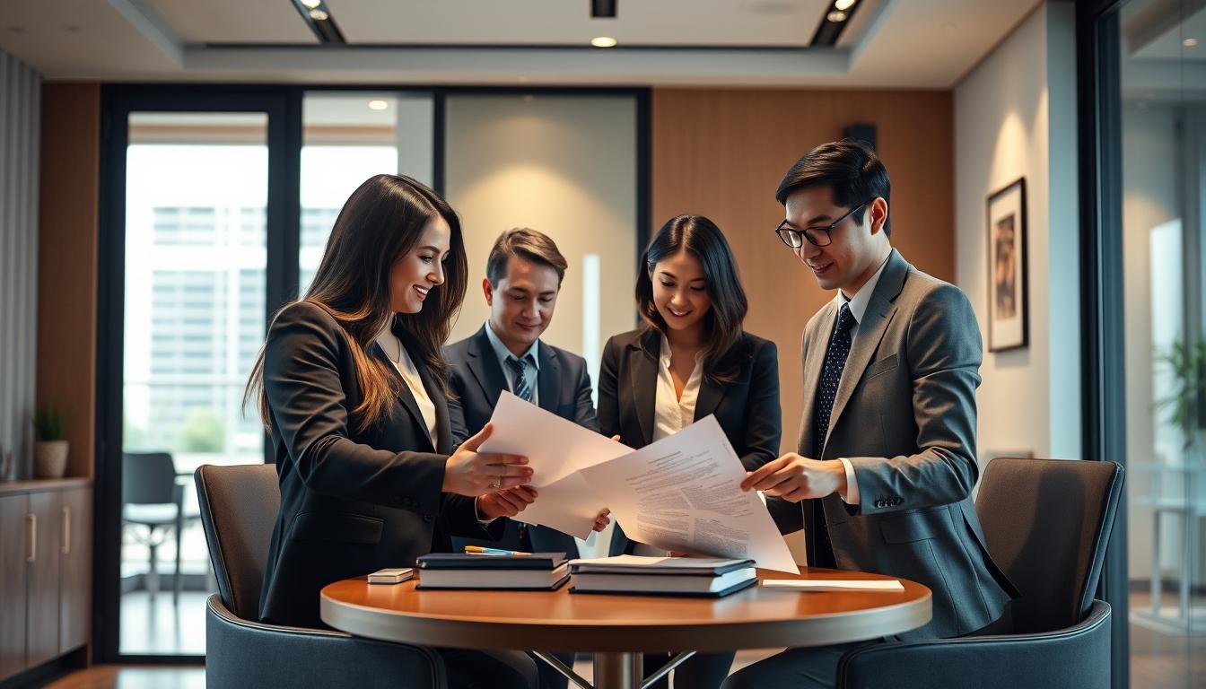 Business contract documents